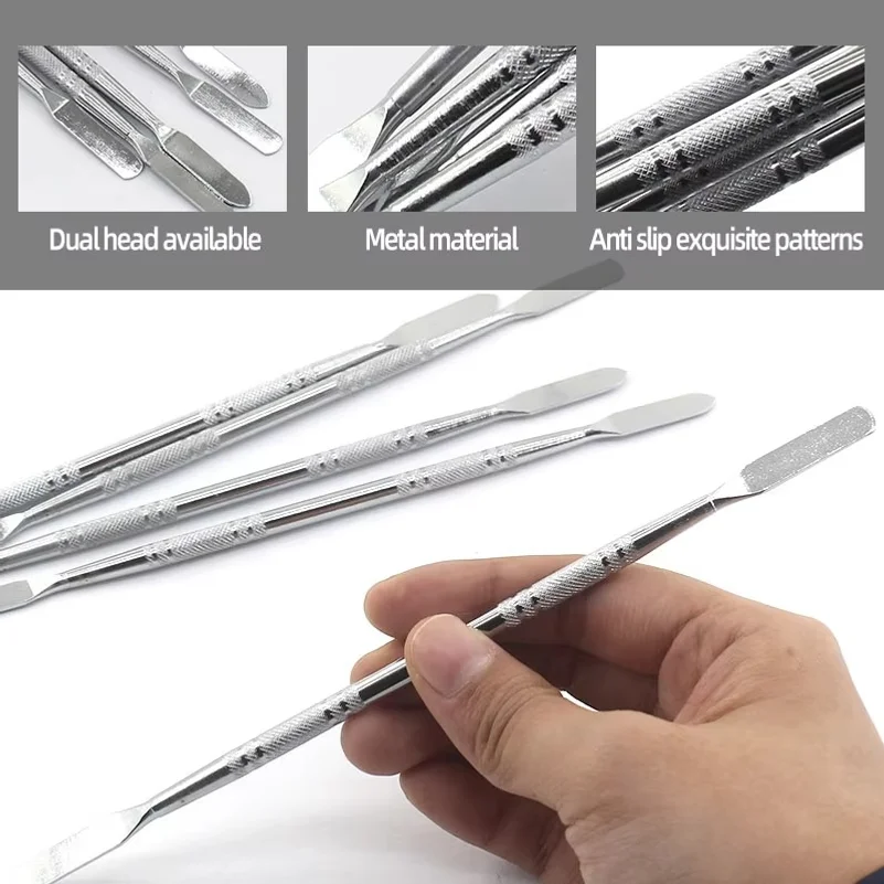 Double-Ended Stainless Steel Metal Spudger Pry Bar - Electronics Opening Repair Tool