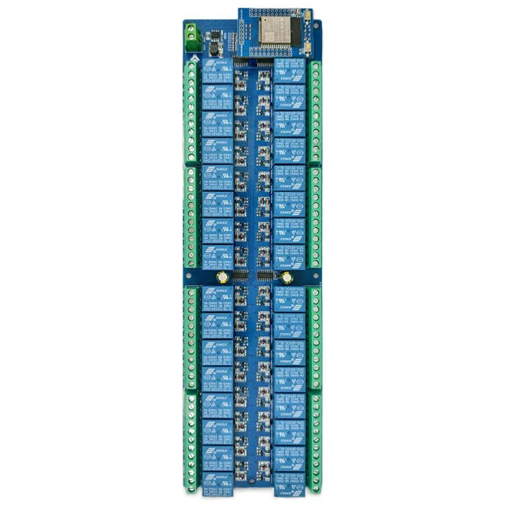 ESP32-WROOM Development Board Secondary Development Relay Module Smart Home Relay DC5V/DC12V/DC24V ESP32 32 Channel Relay Module