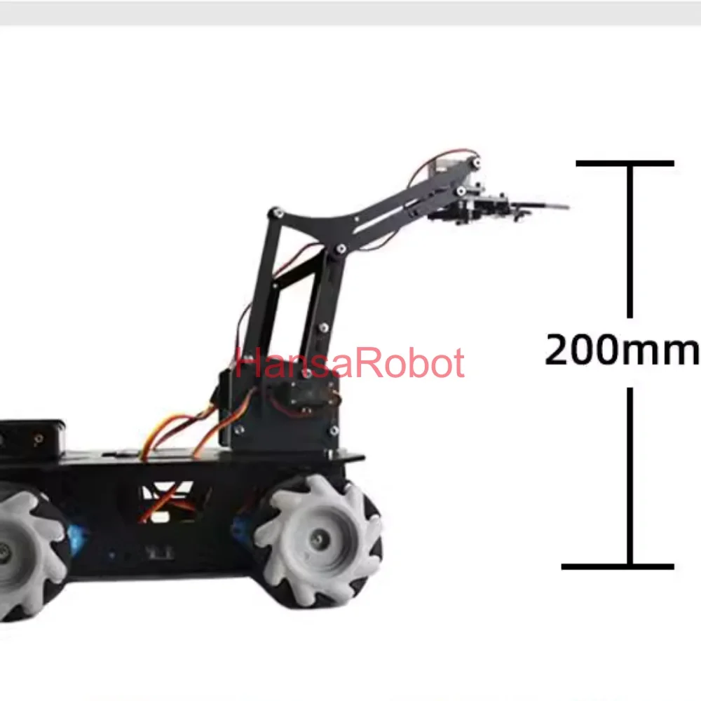 Arduino inteligente PS2 RC Mecanum rueda coche Robot brazo línea automática patrulla pista evitación de obstáculos programa gráfico