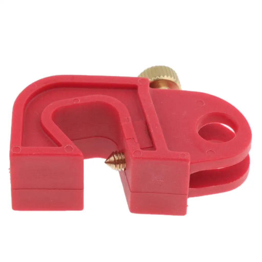 Disyuntor Universal rojo con tornillo, hecho de nailon relleno de vidrio, resistente y duradero