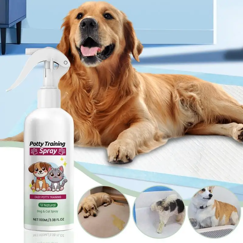 Dog Potty Training Spray 100ml Dog Training Spray For Peeing And Poop Safe Indoor And Outdoor House Training Tool Potty Training