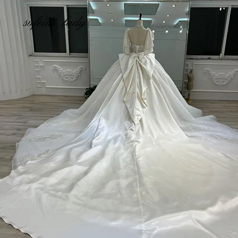 SUFEIDI-LADY Design Real Work Photos Wedding Dress 2022  Luxury Series Bridal Dress