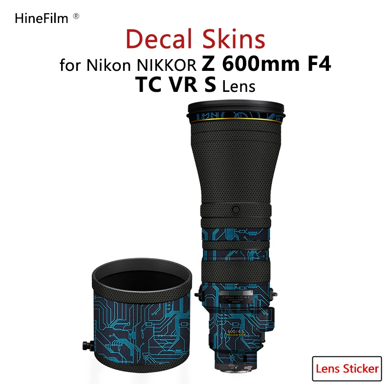 

Nikkor Z 600 F4 Lens Premium Decal Skin for Nikon Nikkor Z 600mm f/4 TC VR S Lens Protector Anti-scratch Cover Film Sticker