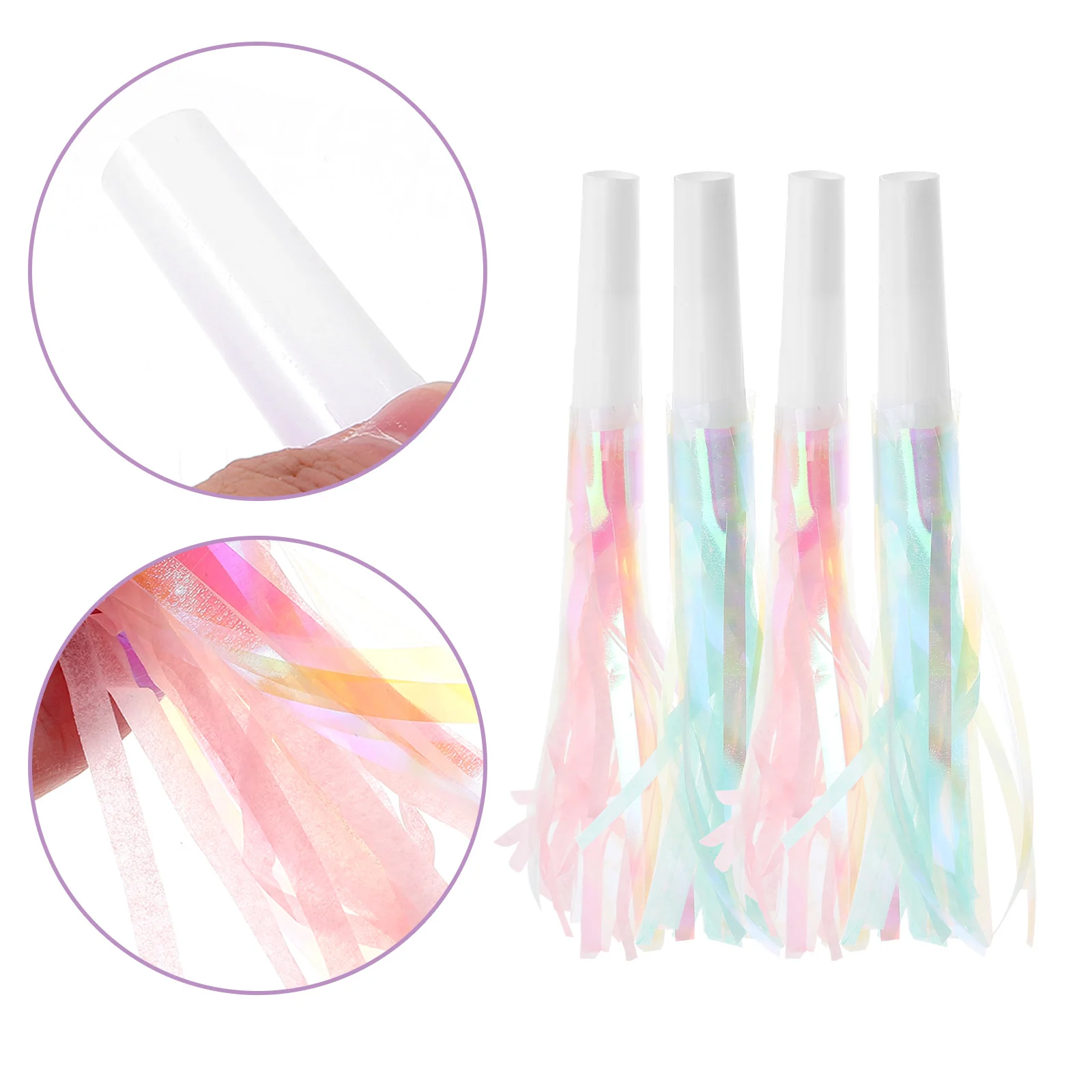 

2pcs 2 PCS Horns Party Favors Fringed Noise Maker Noisemakers Musical