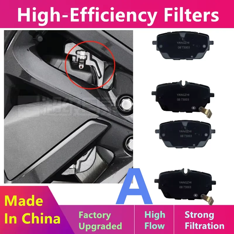 

For Lixiang Li L8 1.5t Rear Brake Pads /2022 2023 2024 2025 2026/Auto Parts -73005 -73003