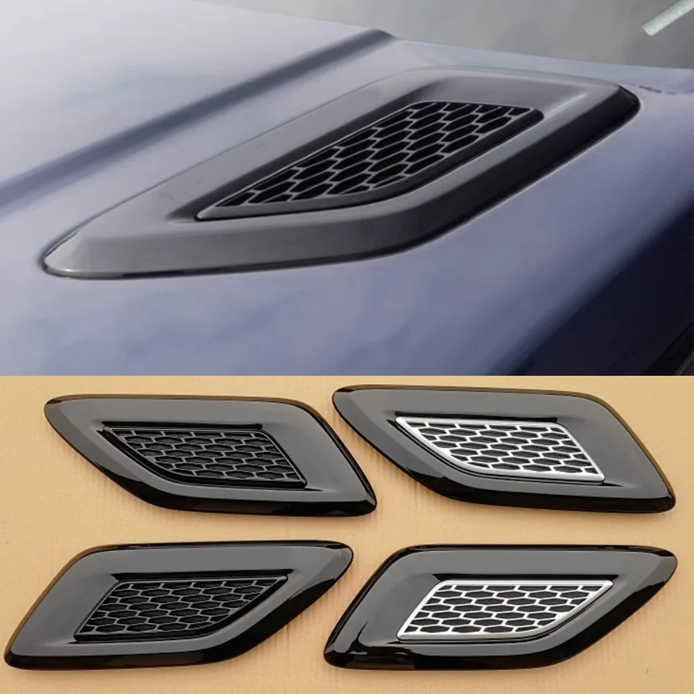 1pcs Car Styling Front Side Air Hood Vent Trims Cover For Land Rover Range Rover Sport L494 2014 2015 2016 2017