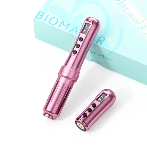 BIOMASER U1-máquina de tatuaje rotativa, máquina inalámbrica PMU, pluma, máquina para maquillaje permanente, Microblading, suministros para tatuaje de labios y cejas
