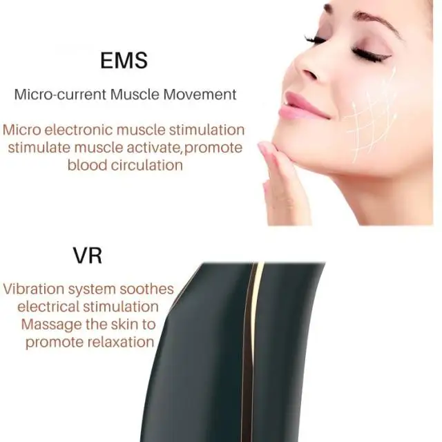 4 In 1 RF&EMS Micro Current Lifting Device LED Face Vibration Skin Rejuvenation Wrinkle Remover Anti-Aging Facial Beauty Device