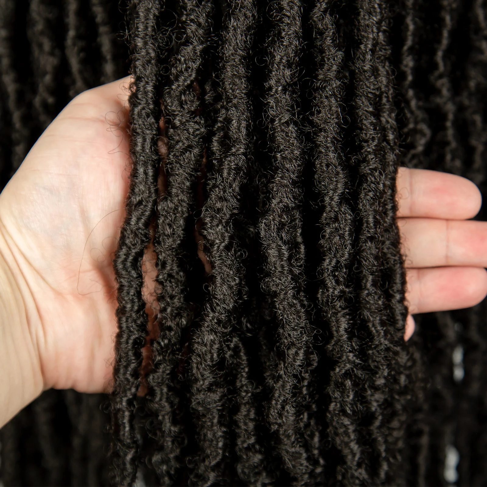 28 "Faux Locs peruka syntetyczna pełna koronkowa dredy pleciona peruki z dziecięcymi włosami bez zawiązków pudełko bogini peruki dla czarnych kobiet