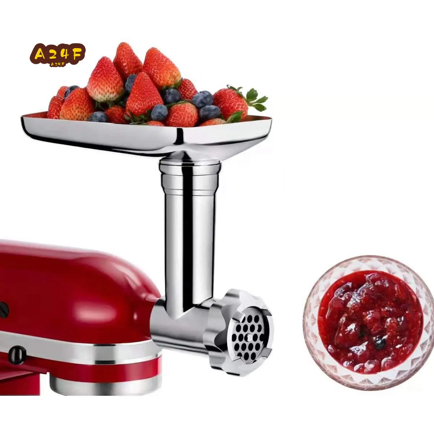 

A24F-Прочные аксессуары для мясорубок для настольных миксеров Kitchenaid с трубкой для наполнения колбас/аксессуары для пищевого комбайна