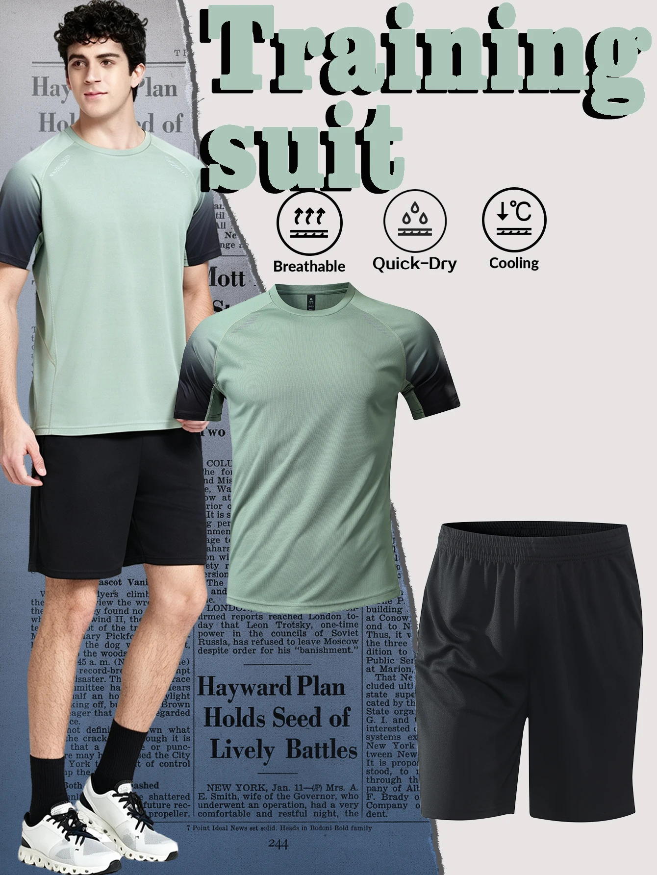 2026 New Style Soccer Training Uniform Set for Adult Men & Kids, Jersey With Shorts Sport Suit Multiple color options available