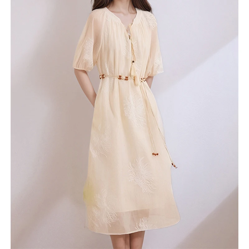 HELIAR 女性タッセル包帯甘いホリデードレスエレガントな V ネックボヘミアンミディドレス韓国ファッションボディコンウエディングドレス