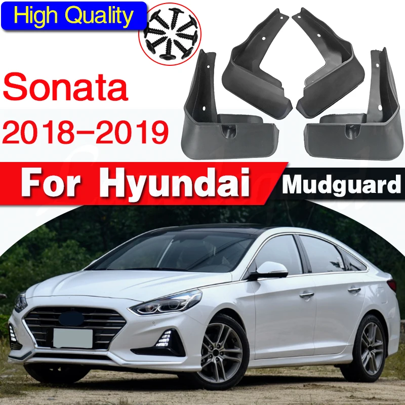 

For Hyundai Sonata 2018 2019 Car Mudguard Anti-splash Anti-Fouling Front Rear Fender Accessories 4pcs/1set