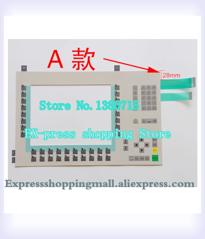 MP370 KEY-12 6AV6542 6AV6 542-0DA10-0AX0 MP370-12 New Key Panel Membrane Keypad