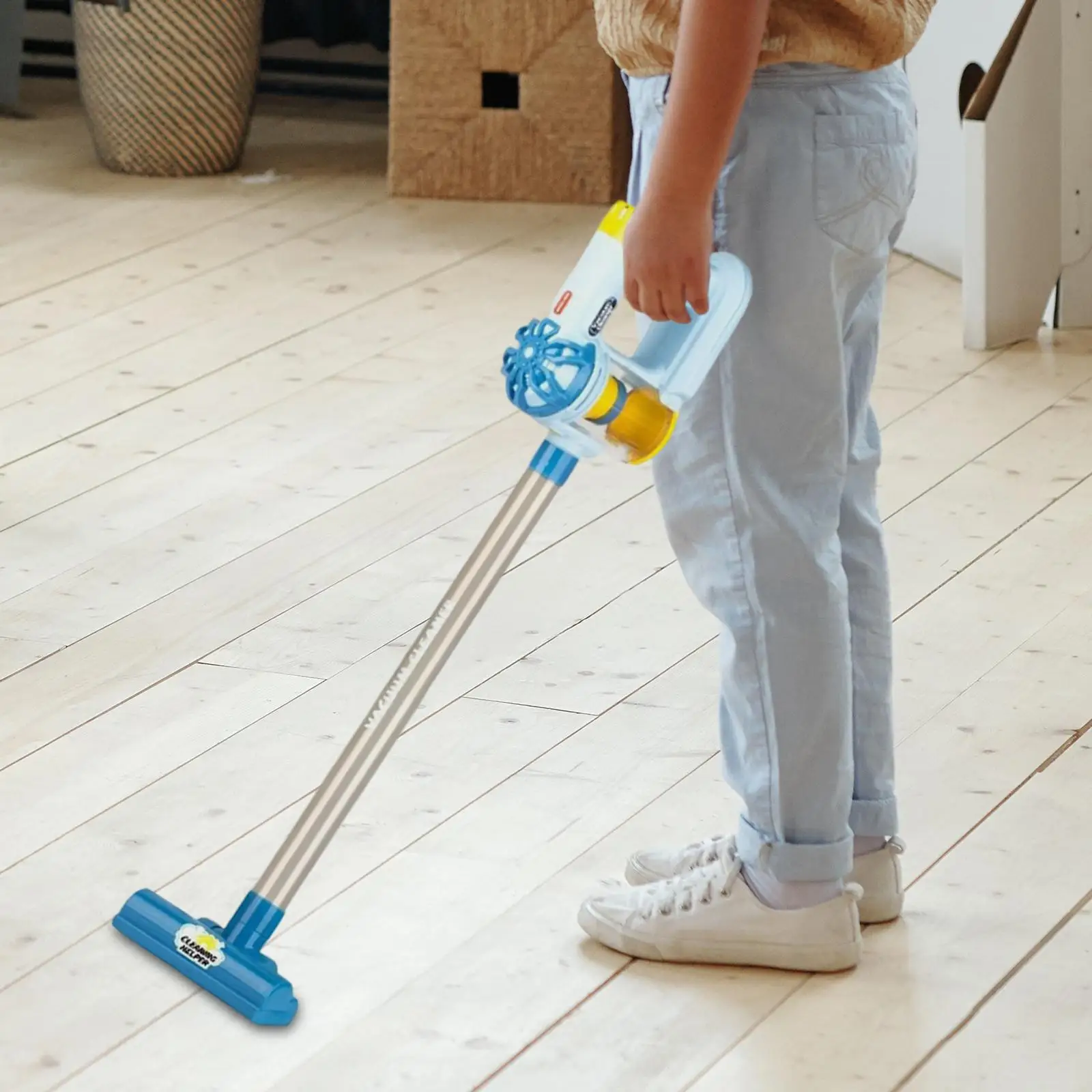 Kids Vacuum Cleaner Toy 3 in 1 Household Housekeeping Role Play Pretend Play Toy