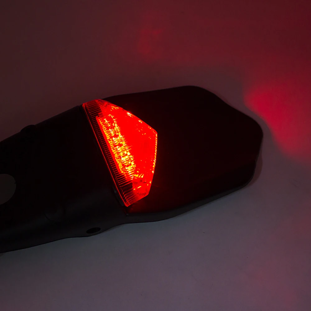 1PCS LED Rear Fender Brake Tail Light Waterproof Tail Light 12V Transparent/Smoky Shell For Motorcycle Universial