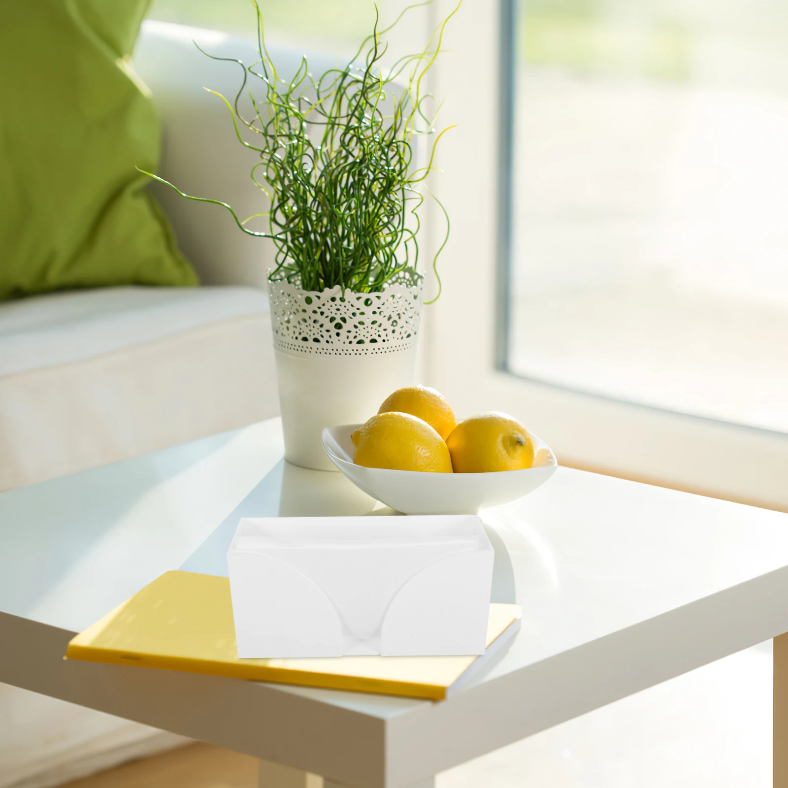 

Countertop Paper Towel Transparent Acrylic Napkin Dispenser Storage Box Facial Tissues Organizer Bathroom Kitchen Desktop Tissue