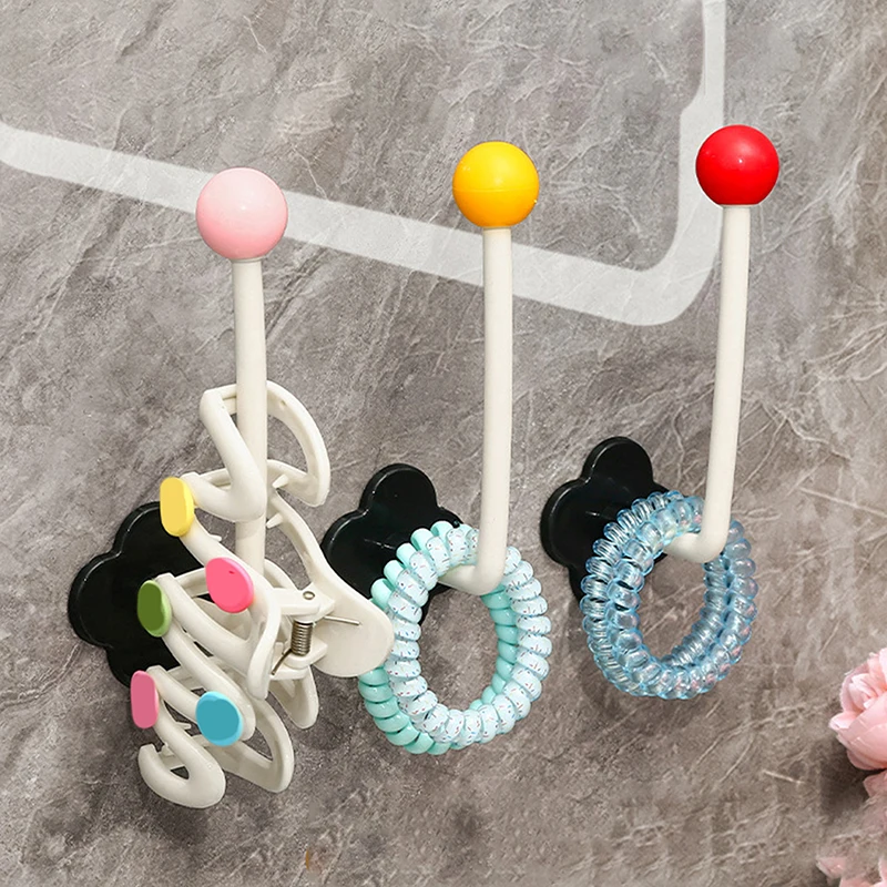 

3Pcs Cute Punch-free Headband Display Rack Wall Mounted Scrunchie Storage Rack Organizer Stand Holder Hair Accessories Storage