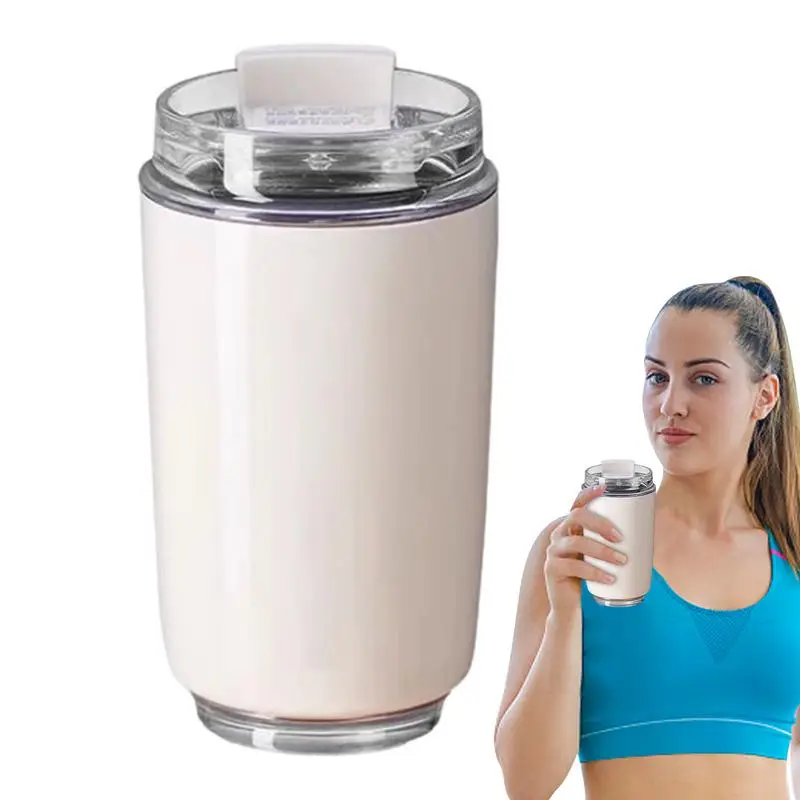 Vacuum Insulated Tumbler Spill Proof Coffee Mug Reusable Thermos Cup With Lid 350ml Tumbler Mugs For Hot/Ice Coffee Or Beer