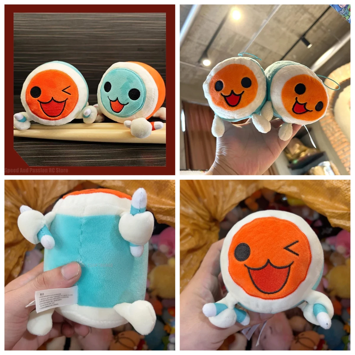 In Stock Arcade Sound Game Surrounding Guzi Taigu Expert Plush Toy Pendant Doll Decoration Anime Game Surrounding Plush Toy Gift