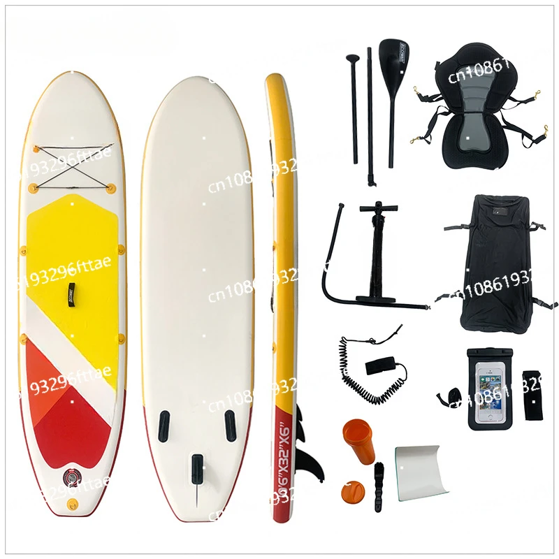 Paste Board Standing Paddle Board Double Layer Water Sports Professional Inflatable Paddle Board Multifunctional Surfboard