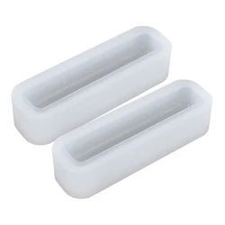 2pcs DIY Crafts Jewelry Pendant Casting Mold Crystal Epoxy Mold Handmade Hanging Decorations Oranament Silicone Mold