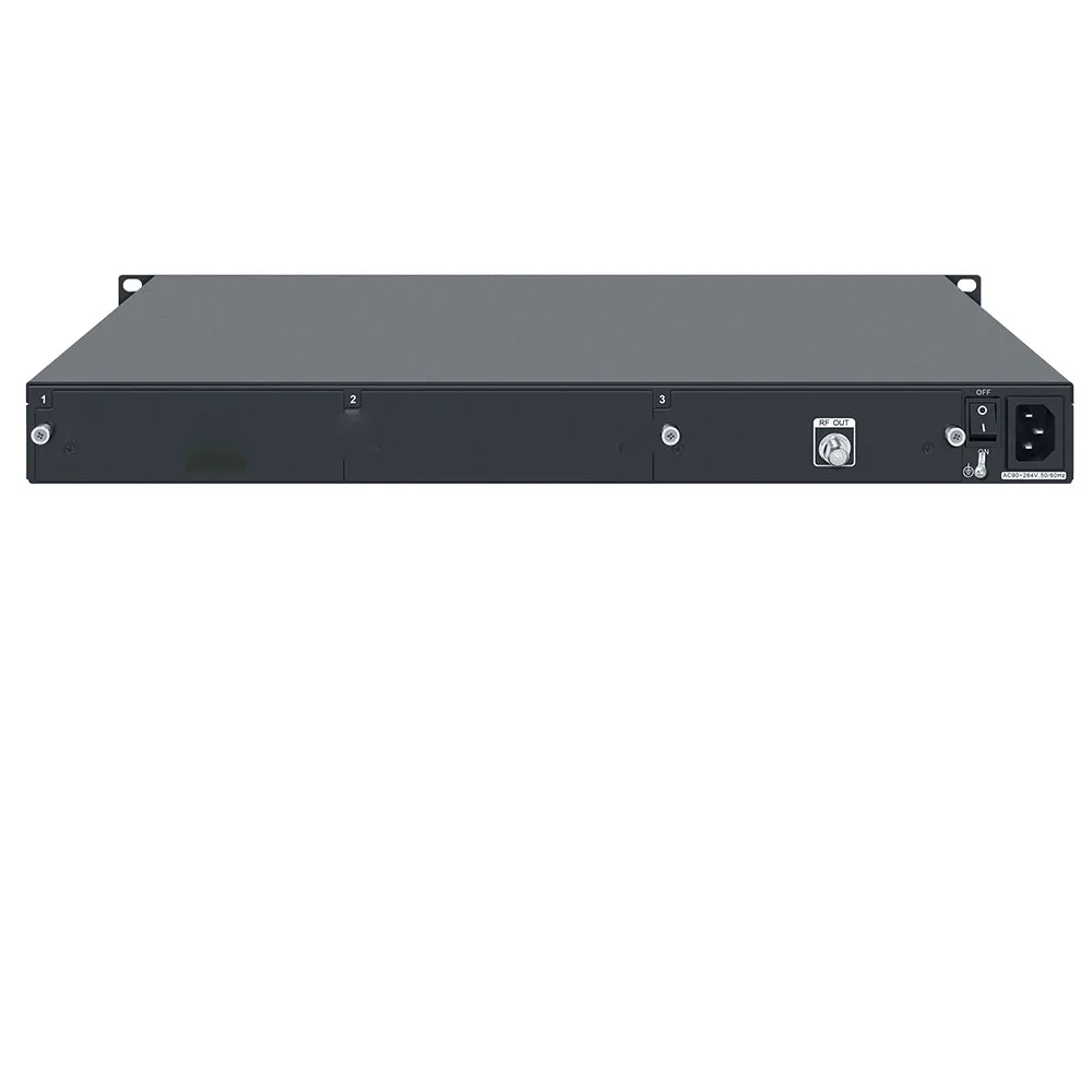 Volgende Generatie Omroepsysteem 4-kanaals Ip Naar Rf-Kabel Front-End Apparatuur Ip Qam Digitale Tv Dvb-T Atsc DVB-C Modulator