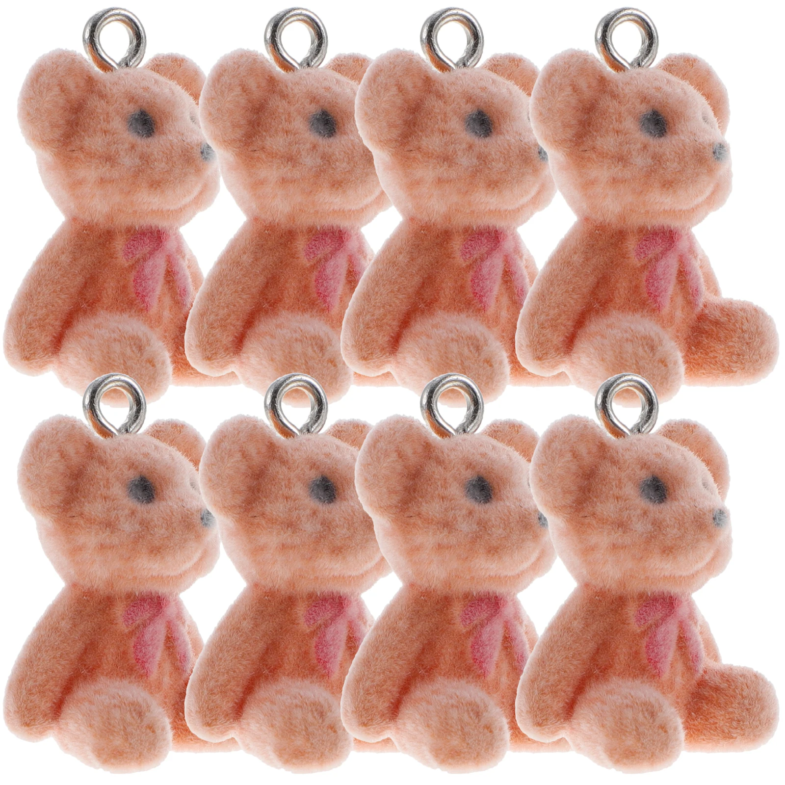 

10pcs Bear Pendant DIY Necklace Cute Charms for Bracelets Earrings Jewelry Making Accessories Christmas Gifts