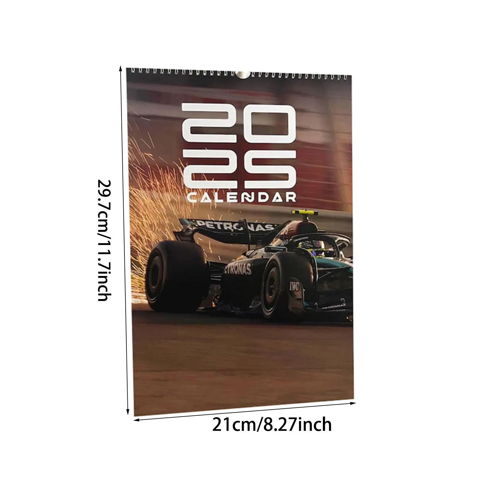 Formula Racing Wall Calendar And Desktop Calendar 2025, Beautiful High Quality Printing For Formula Racing Enthusiasts