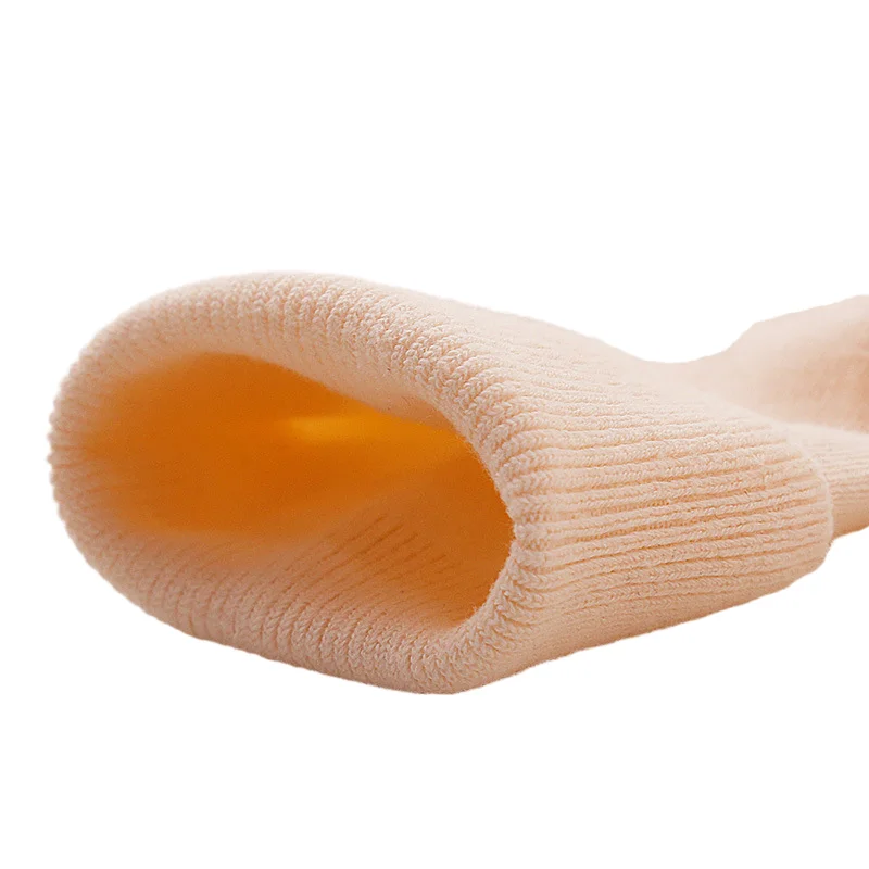 Detic Women's Cotton Sos لون نقي فضفاض للعناية بالفم رياضي Sos ماص بطول منتصف الساق بدون علامة تجارية مسجلة #5