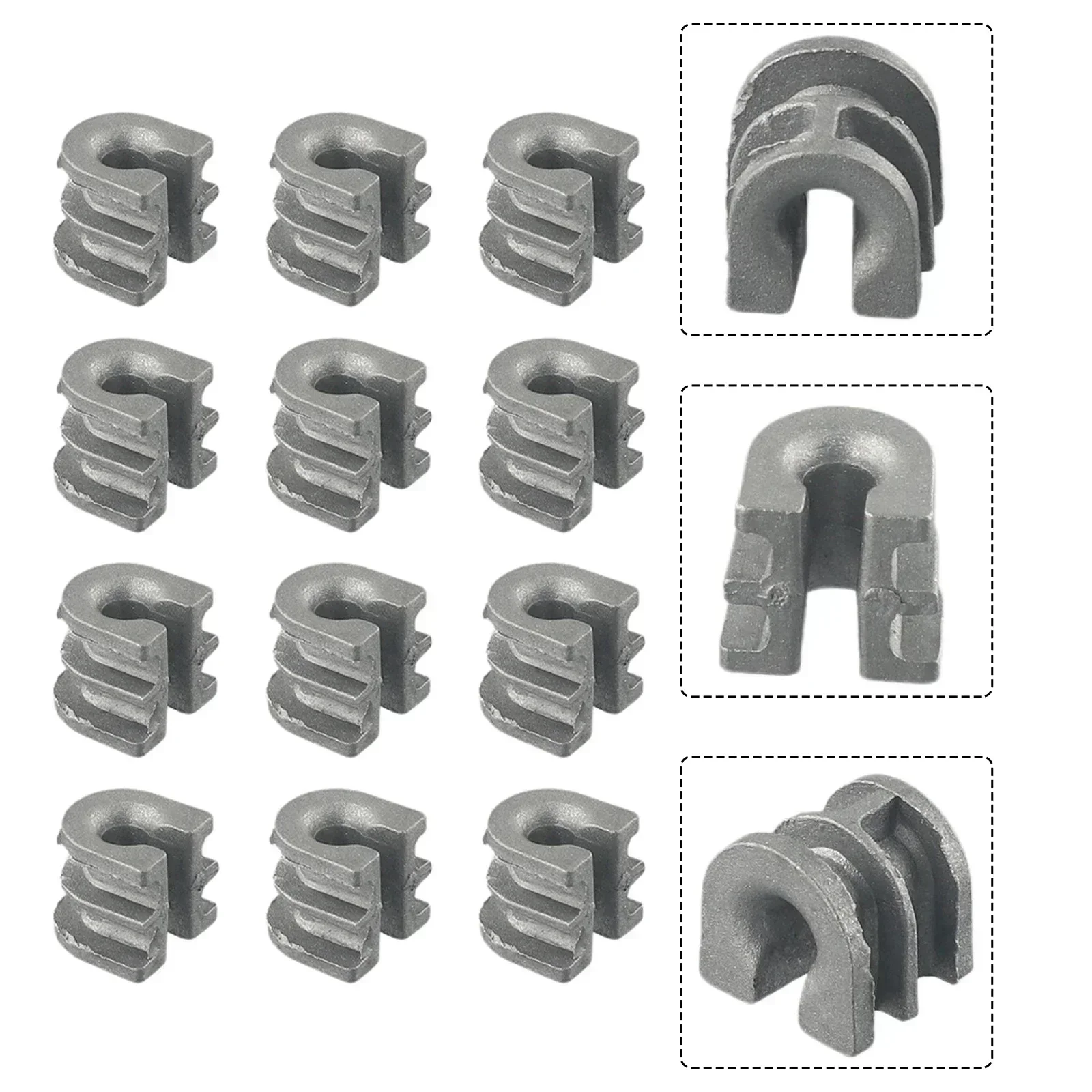 Aparador Head Eyelet Line Retainers Sleeve, Fit para Stihl FS90 F 00 FS55 FS70 Acessórios para cortador de grama, Jardim, 12Pcs