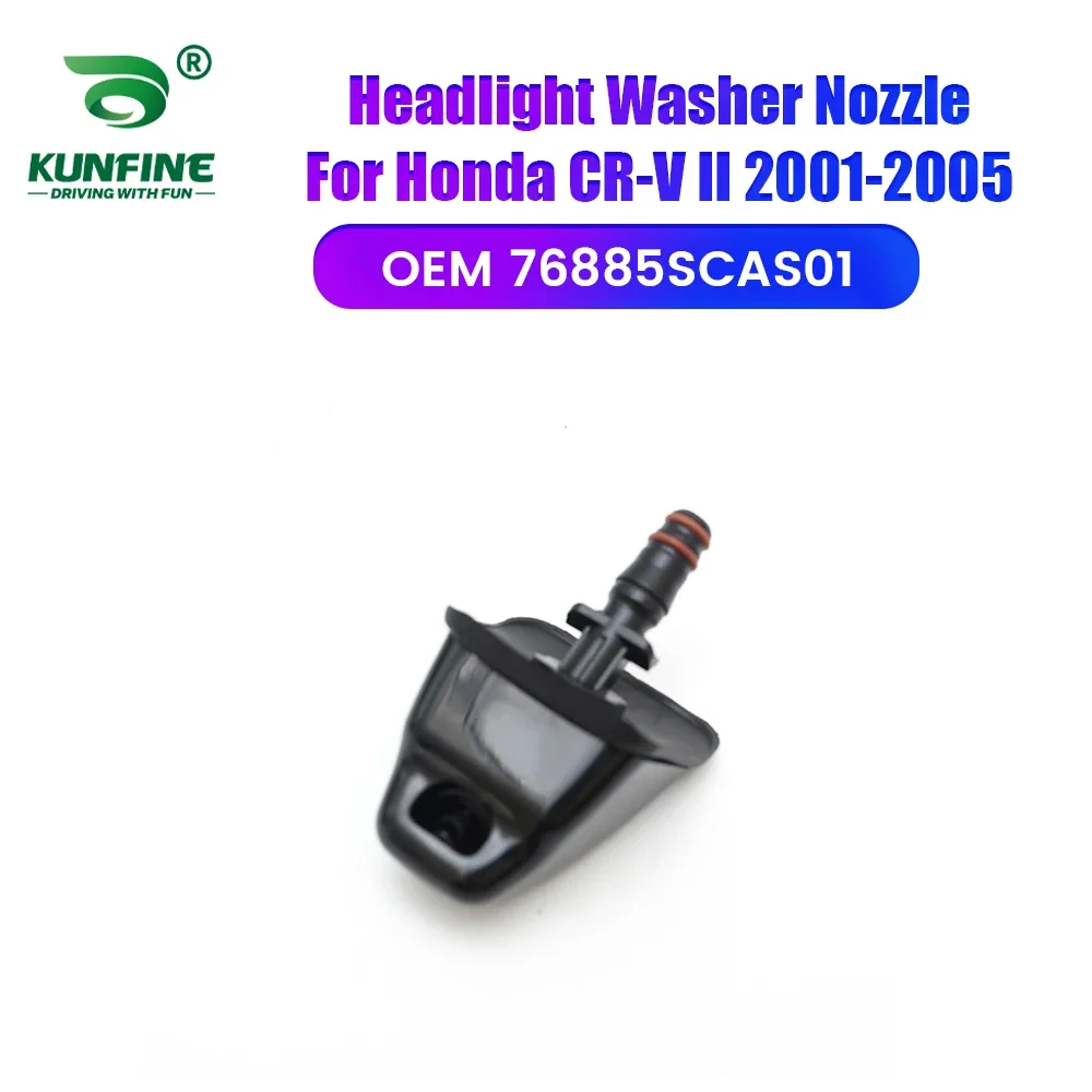 

Car Headlight Front Bumper Washer Spray Nozzle Jet Headlamp Pump Cover For Honda CR-V II 2001-2005 76885SCAS01