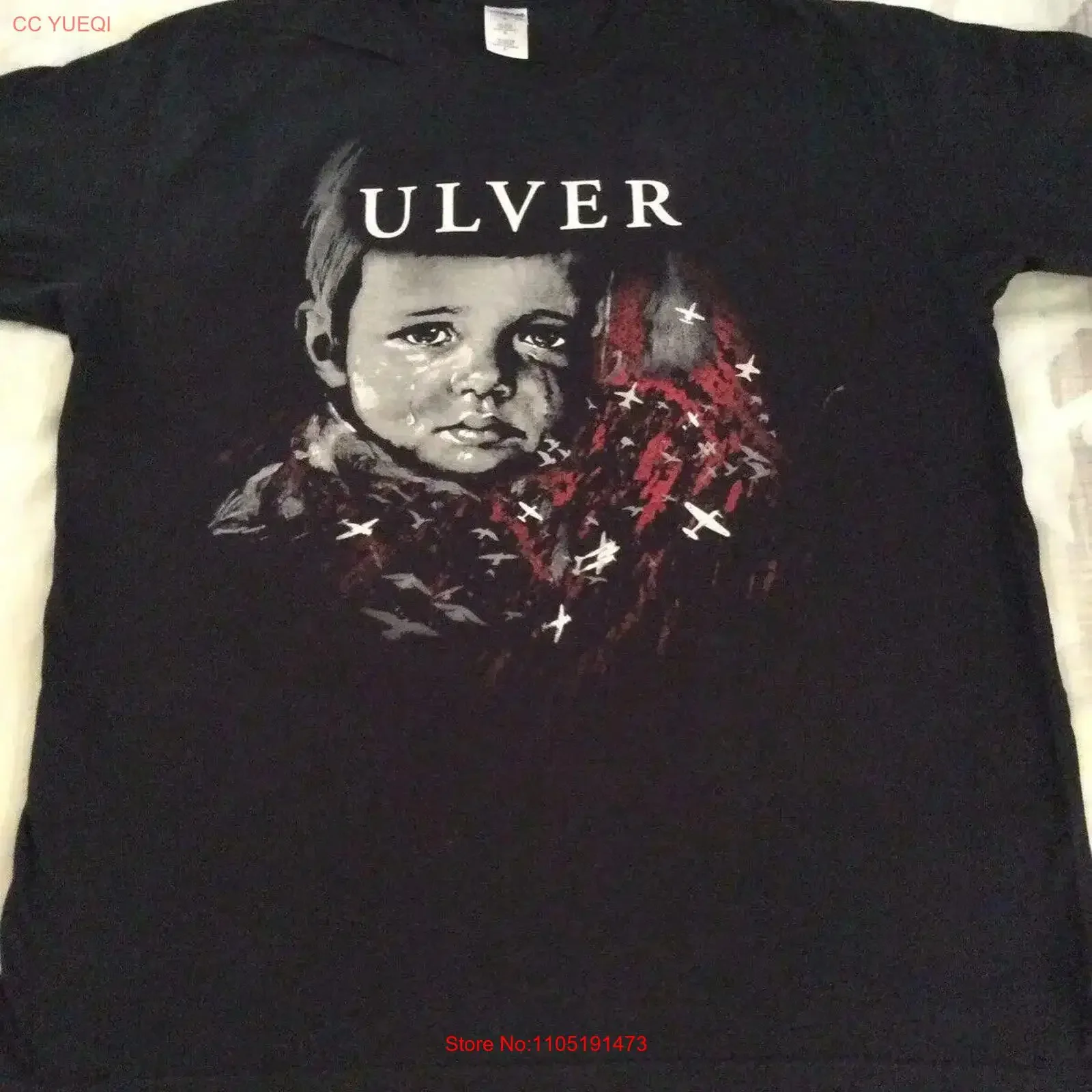 ULVER Children T Shirt LARGE Azarath The Chasm Inquisition Urgehal Urfaust vintage Washed designer clothes Soft Comfortable