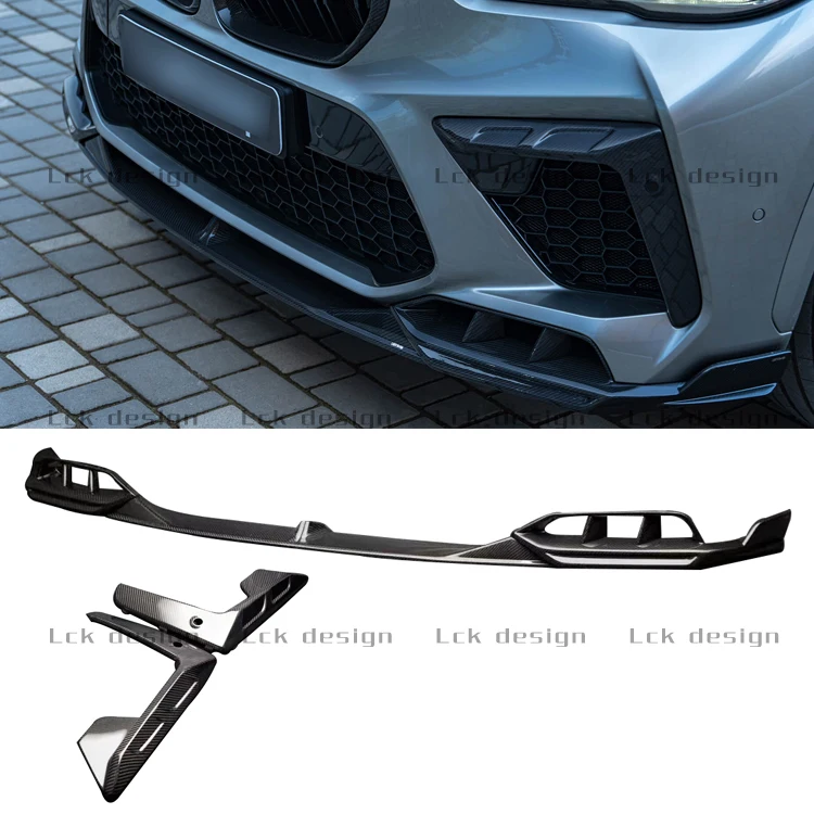 for  Car Part X5 G05 Engine Hood Aero Kit For BMW F95 X5M Carbon Fiber Body Kit Front Splitter Side Skirt Rear Bumper Diffuser L