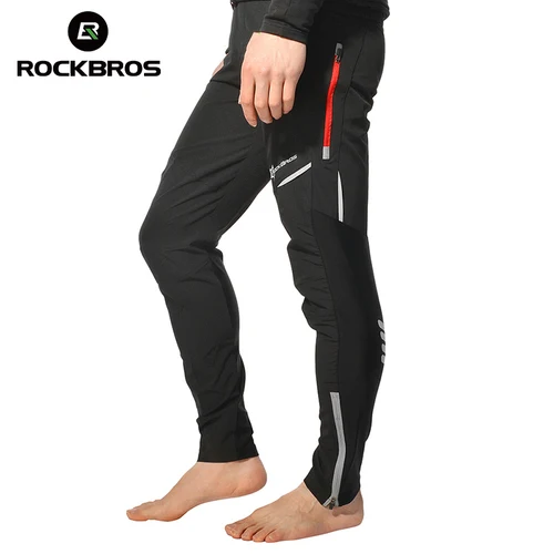 ROCKBROS-Pantalones de ciclismo para hombre y mujer, pantalón reflectante y transpirable para ciclismo, pesca y fitness