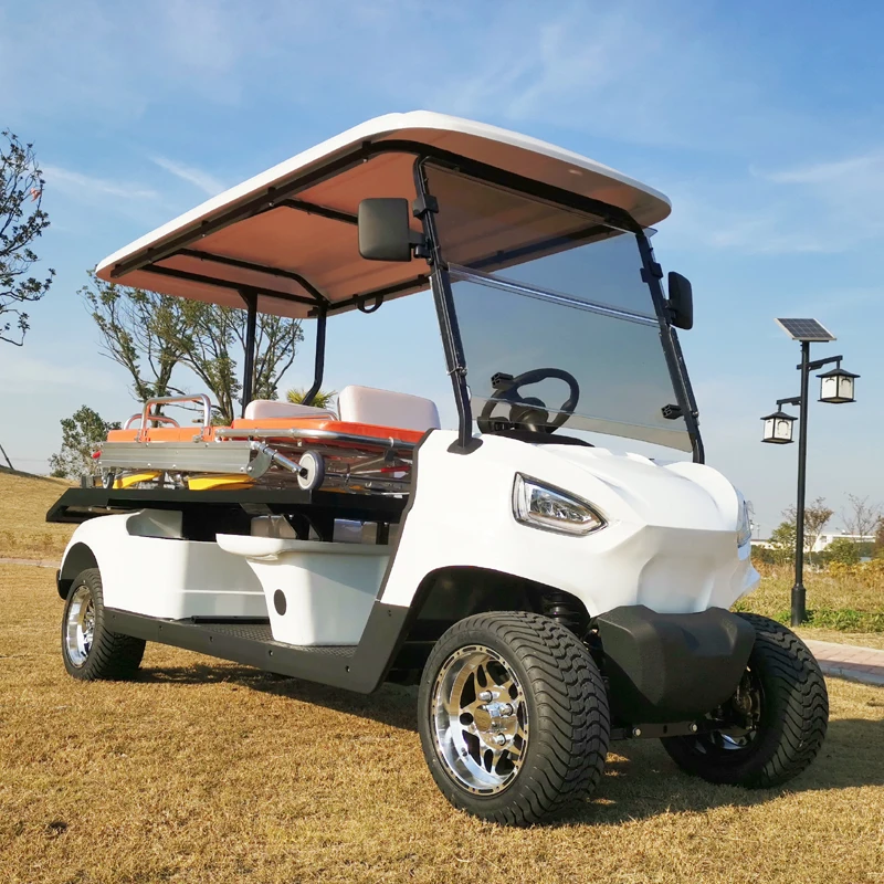 Electric Ambulance Passenger EMS Stretch  Golf Cart For Golf Cart Using in Gym for carrying injury