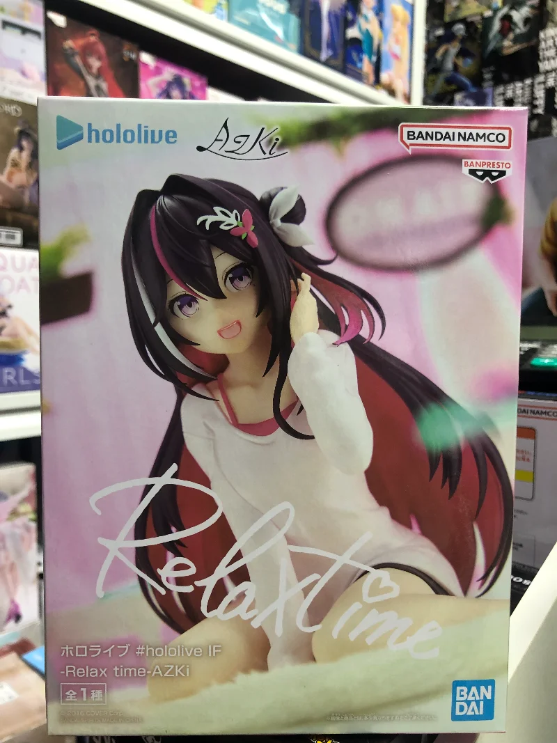 Oryginalne figurki anime Bandai Hololive IF Relax Time AZKi Figurka Model Ozdoby na biurko Kolekcjonerskie