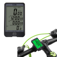 SD-576A 2014 Touch Screen Bike Computer USB Rechargeable Bicycle Speedometer Odometer Large Screen LCD Display Light Control