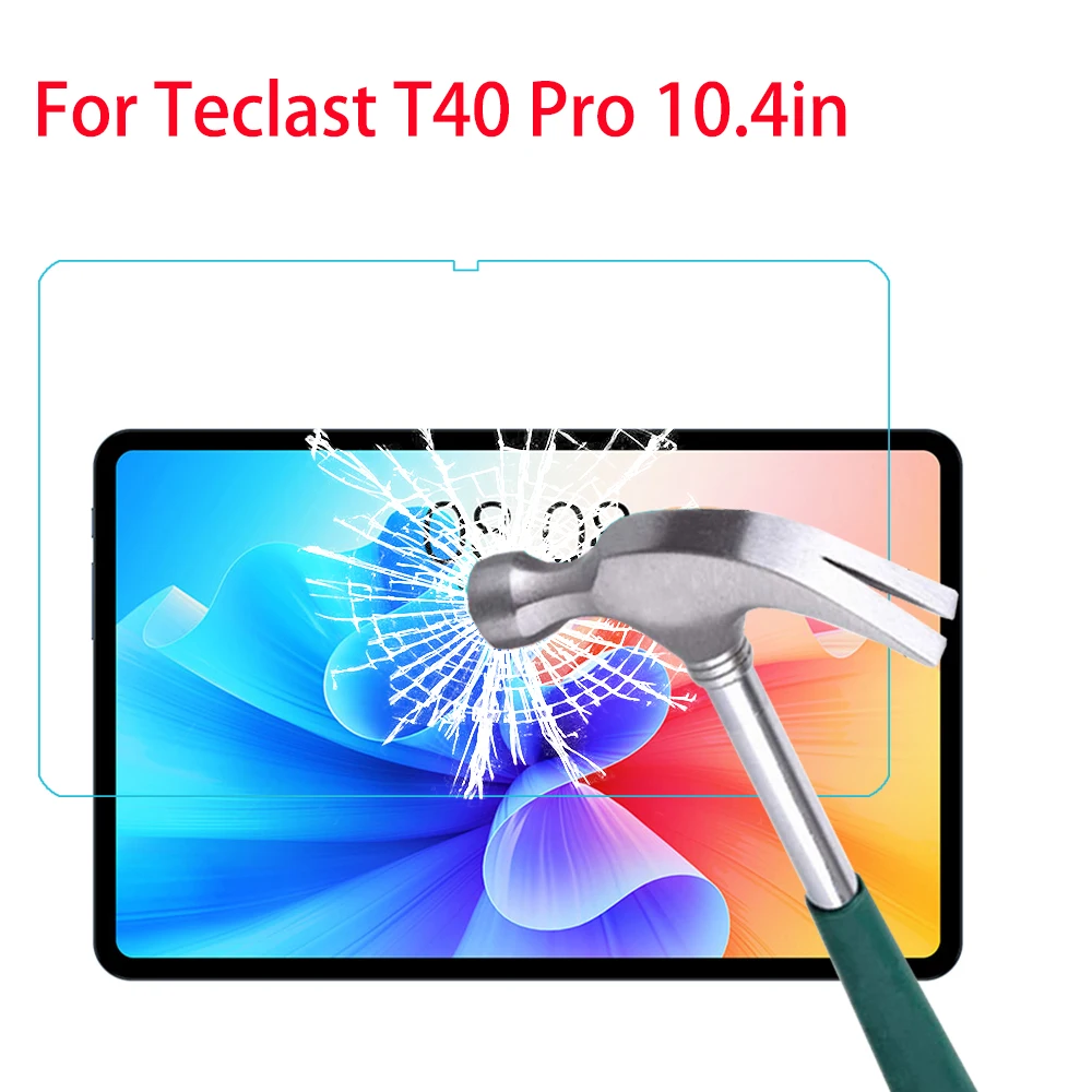 

1Pack Tempered glass screen protector for Teclast T40 Pro 10.4'' tablet protective film Screen Protectors Glass Screen Protector