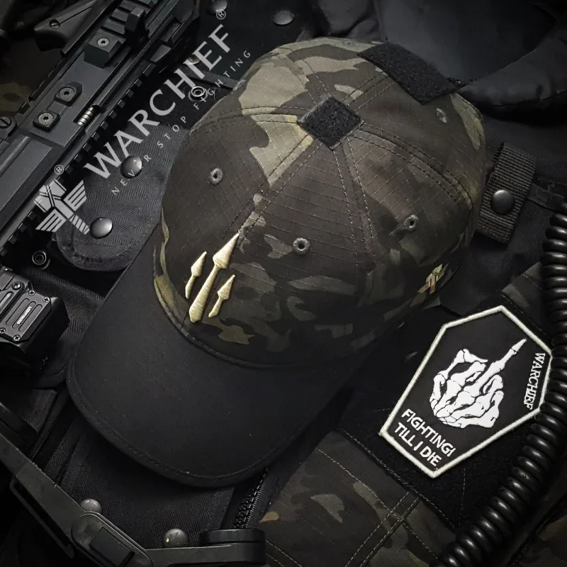 Warchief Poseidon Tactical Operator Caps Sport Outdoor escursionismo Multicam cappello da Baseball mimetico da caccia nero