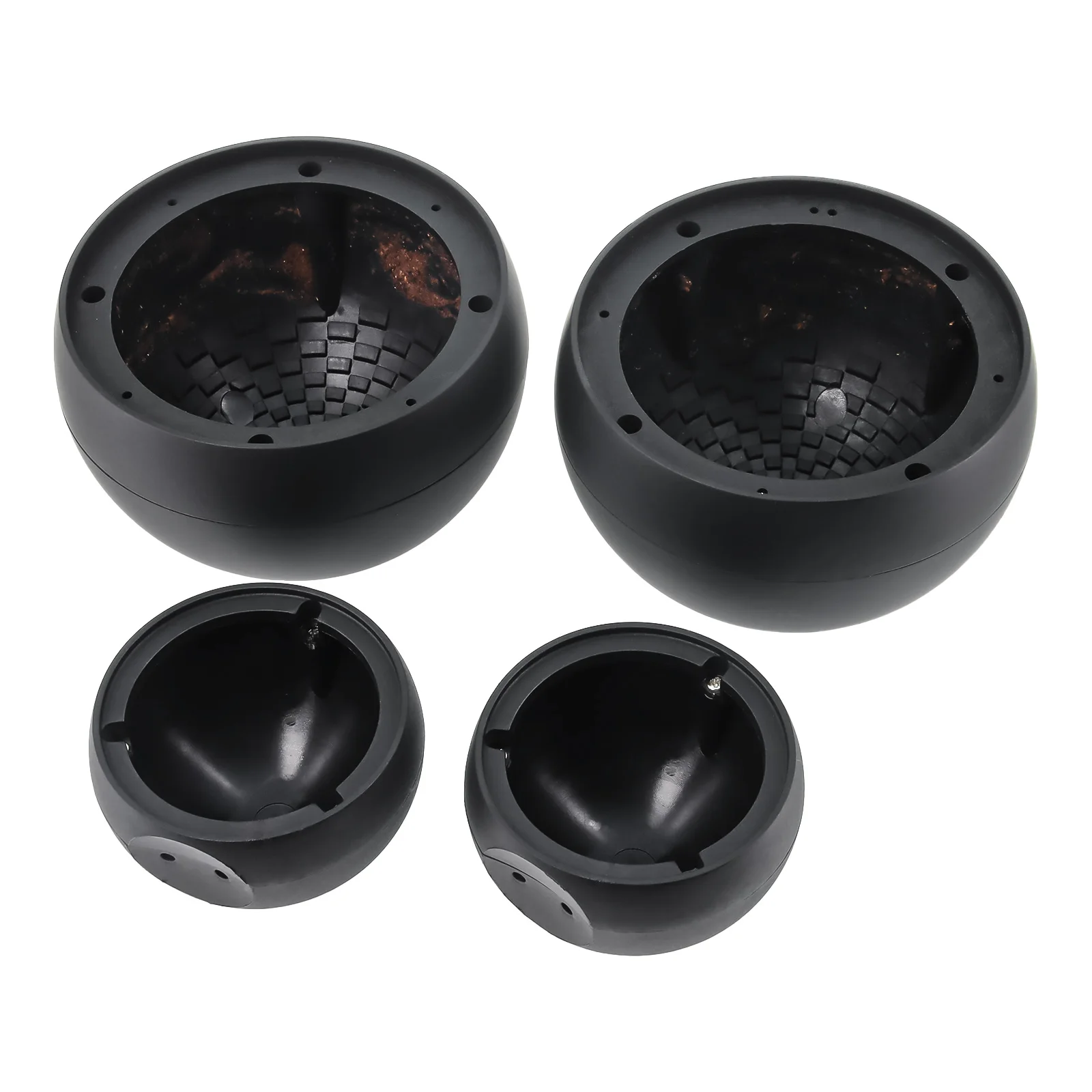 New Black Round Car Speaker Holder Cup Shell Horn Bracket With Horn Pad & Screws for Nissan Fit For Jeep car speakers housing