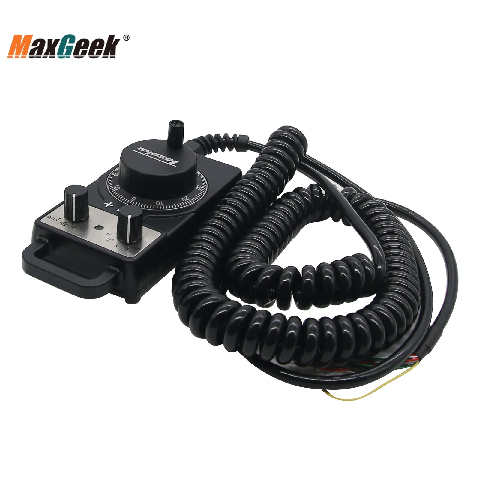 Maxgeek CNC Handwheel Handle Manual Pulse Generator 5V 100PPR AS TOSOKU HC115 for Fanuc System 12V HC121 for MITSUBISHI