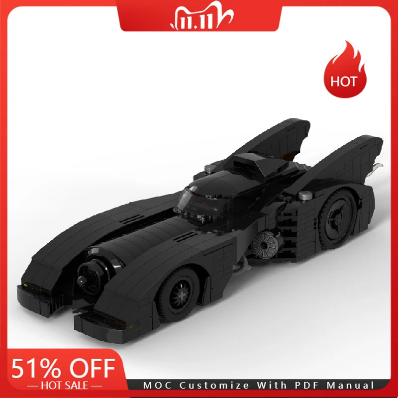 

532 Parts Cool Technology Racing Supercar Model Moc Building Blocks Retro Vehicle Bricks Toys Children Adults Christmas Gifts