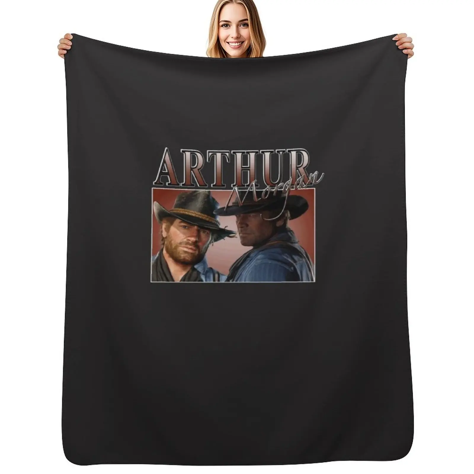 

Arthur Morgan Appreciation Throw Blanket Thermals For Travel Giant Sofa bed plaid Retros Blankets