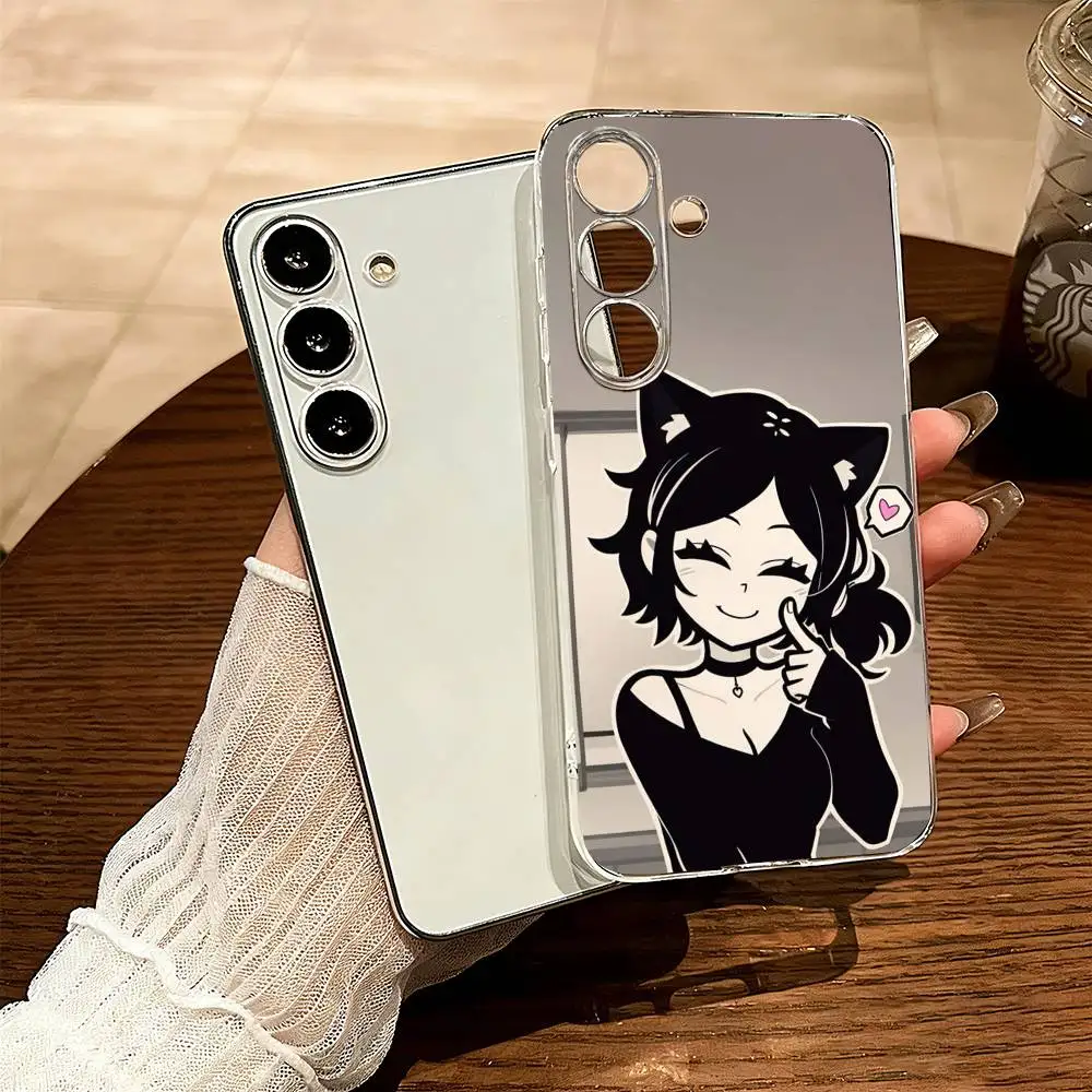 The C-Coffin of Andy LeyLey Phone Case Transparent Silicone Soft For SamsungA10,12,20,21S,30,31,40,50,51,52,70,71