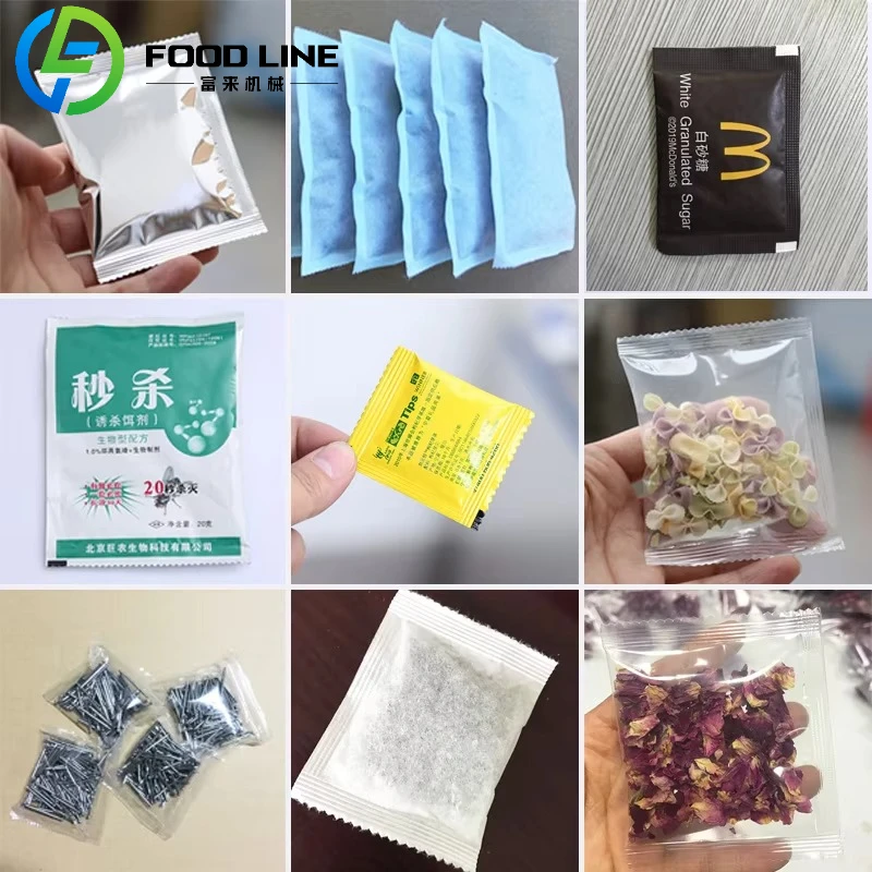 نظام التغليف التجاري المخصص آلة تعبئة الأكياس ذات السعة العالية مع تصميم متعدد المسارات ومحركات مؤازرة موفرة للطاقة