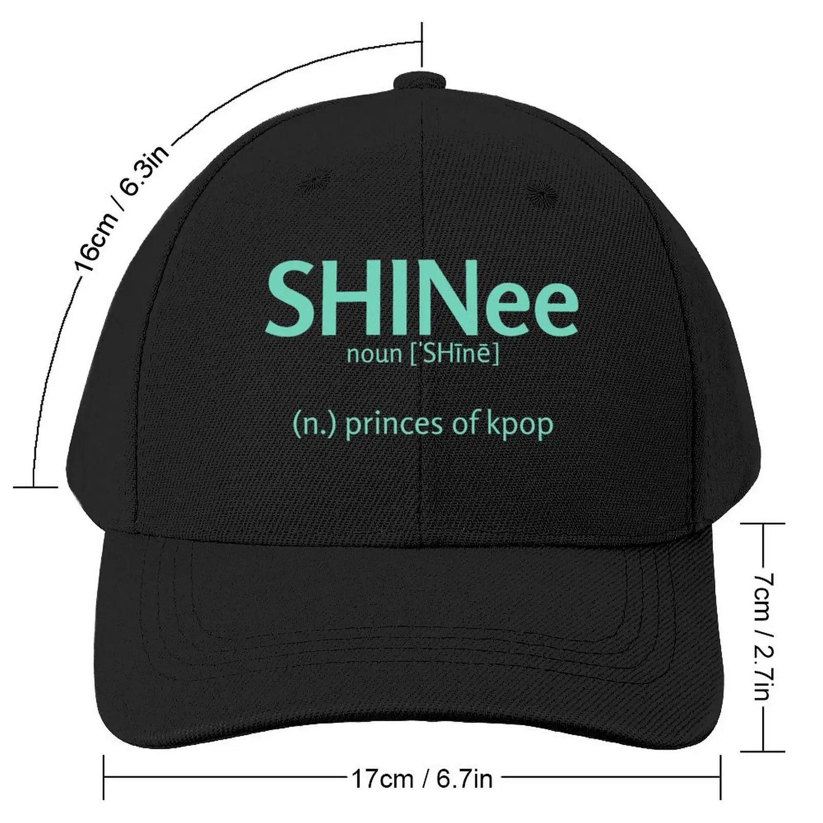 SHINee - Princes of kpop Baseball Cap Hat Baseball Cap Beach Bag Luxury Cap Hood Caps Male Women's