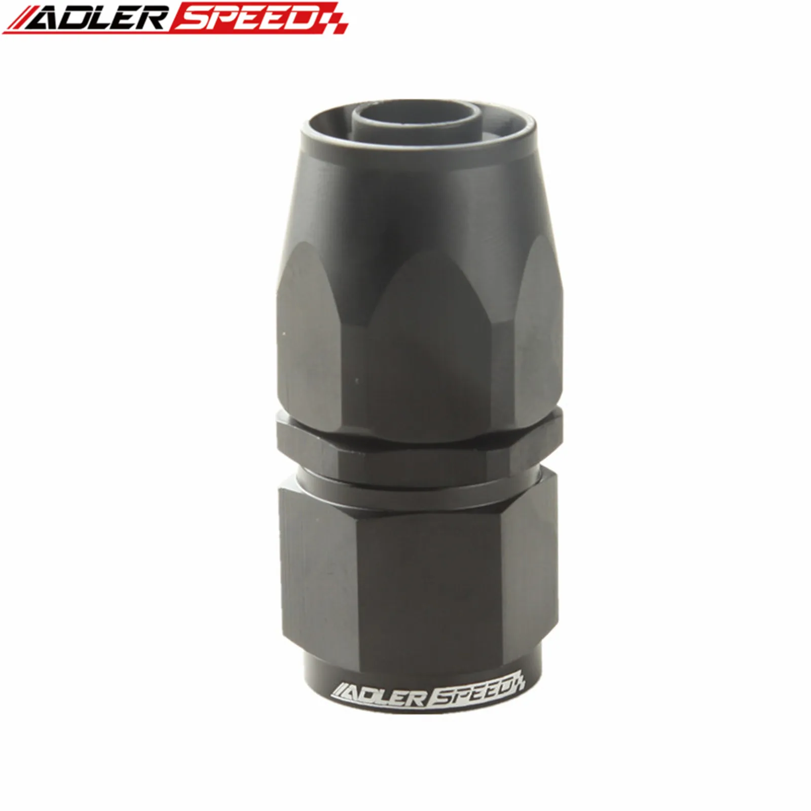 

AN-8 8AN AN8 Straight Swivel Hose End Oil Fuel Gas Line Adaptor Fitting Black