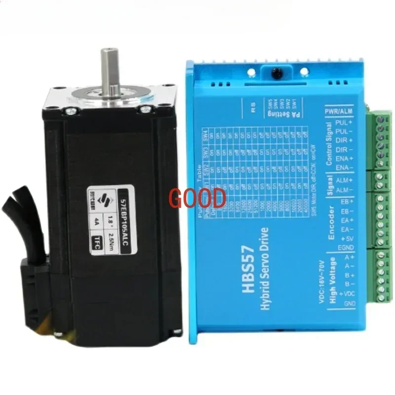 

57 драйвер шагового двигателя с замкнутым контуром HBS57AJ, высокоскоростной крутящий момент 1,5 НМ2НМ3,5 НМ