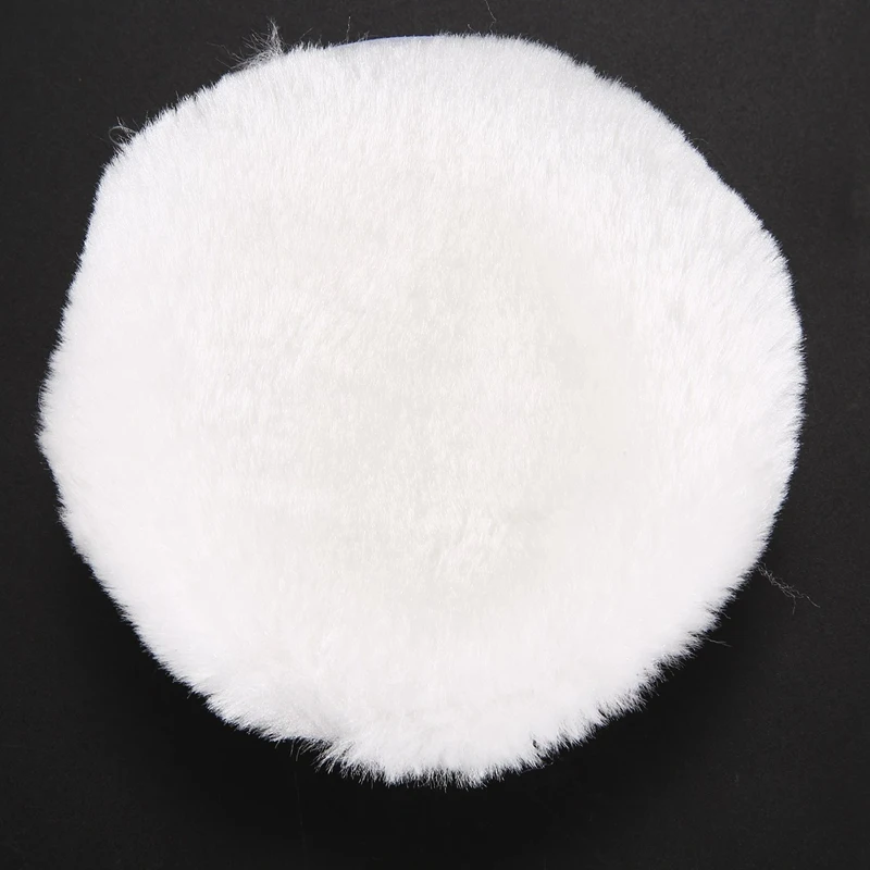 15Pcs Polisher/Buffer Kit Soft Wool Bonnet Pad White:4 Inch